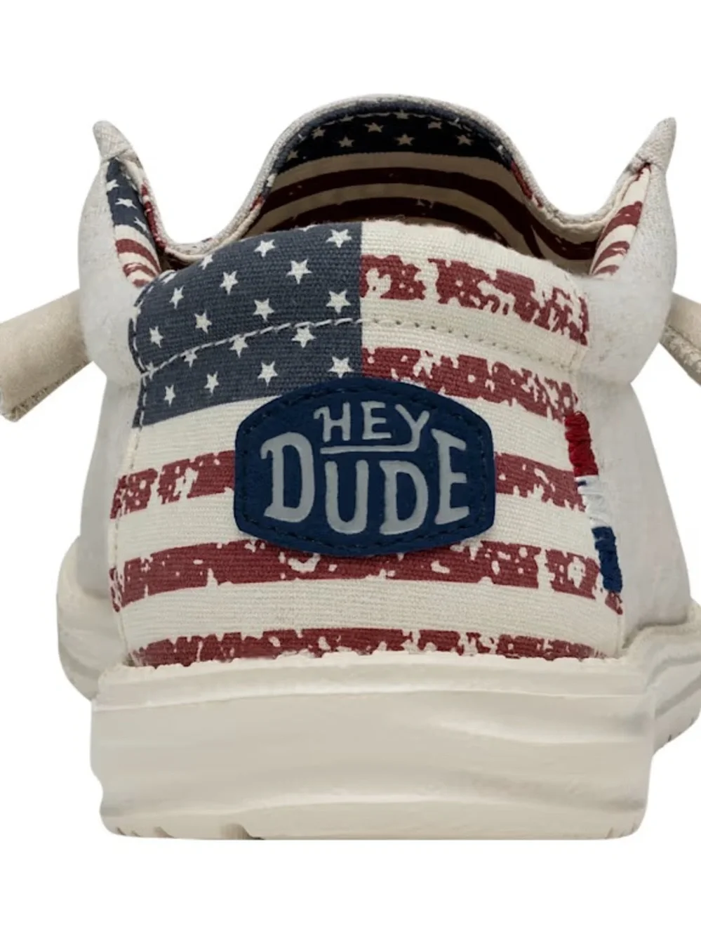 Hey Dude American Wally Slip-On Loafers in Off-White